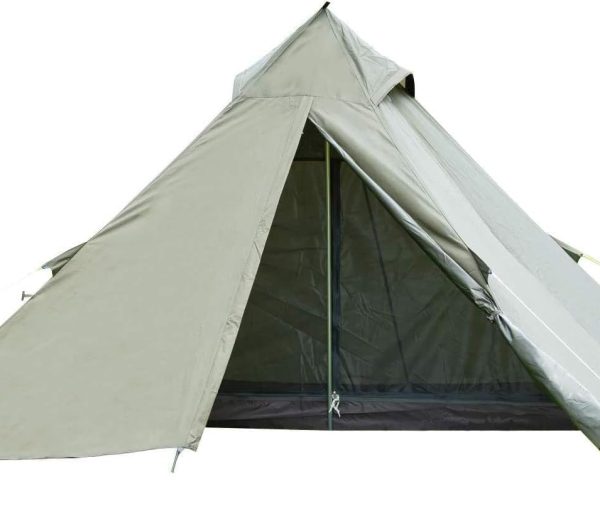 10-Person Yurt Tent Glamping Bell Tent with Spacious Interior, Breathable Waterproof Design, for Family Outdoor Camping, 16' x 16' x 10'