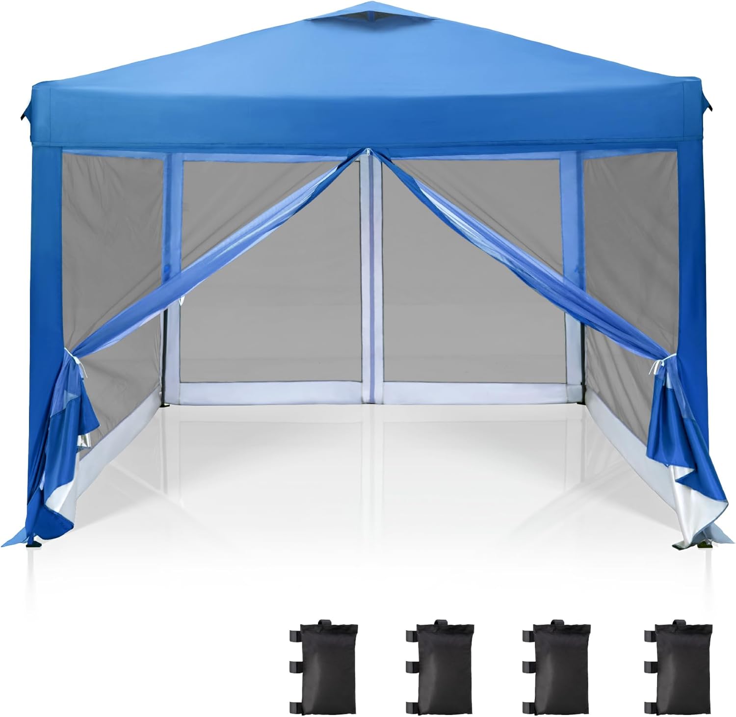 Camping Tent, Double Layer Tent. Great Ventilation with Storage Bag for Hiking