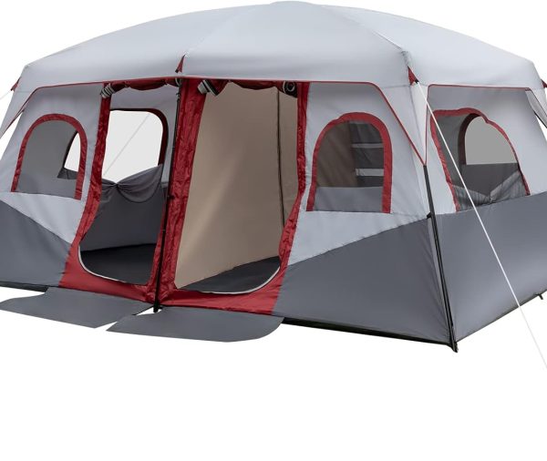 Tent, Camping Tent for 1-2 People, Ultra Lightweight Dome Tent, Quick Assembly, Waterproof, Small Pack Size, Tunnel Tent for Backyard, Trekking, Outdoor, Festival, Camping