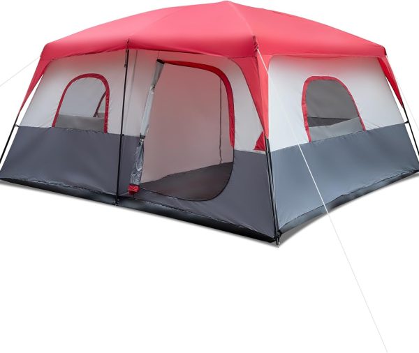 Tents for Camping Instant Pop Up Tents,2-3 Person Easy Setup Tent Automatic Tent with Removable Outer as Sun Shelter,Waterproof & Windproof Family Tents for Camping Outdoor Picnics Backyard