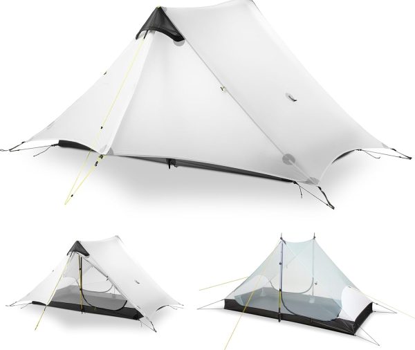 2-4 Person Camping Tent, Instant Cabin Tent for Family with Large Vestibule and Large Mesh Windows, 60s Easy Setup, Double Layer