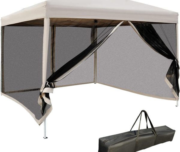 Extra Large Tent 6-10-12 Person(A),Family Cabin Tents,2 Rooms,3 Doors and 3 Windows with Mesh,Straight Wall,Waterproof,Double Layer,Big Tent for Outdoor,Picnic,Camping,Family Gathering