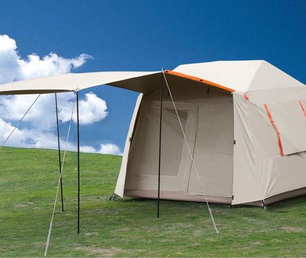 Automatic Camping Outdoor Pop-up Tent for Waterproof Quick-Opening Tents 4 Person Canopy with Carrying Bag Easy to Set | Inflatable Tents for Camping